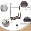 Casual Home Teepee Coat Rack with Shelf - Truffle Brown view 3
