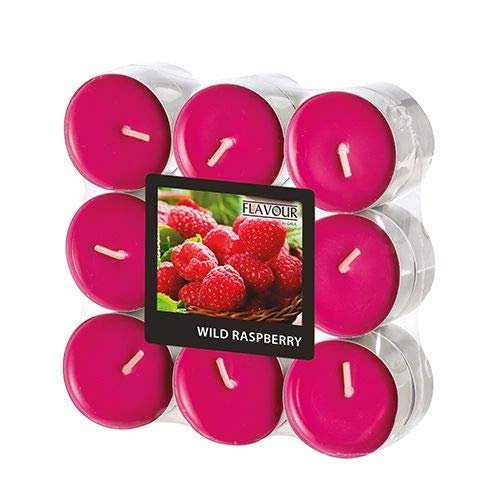 GALA Scented Tealights Raspberry18p