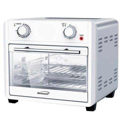 Brentwood AF-2400SI 24-Quart Convection Air Fryer Toaster Oven with 60-Minute Timer, Silver