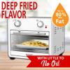 Brentwood AF-2400SI 24-Quart Convection Air Fryer Toaster Oven with 60-Minute Timer, Silver view 4