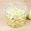 Restaurantware-LID ONLY: Met Lux Food Storage Container Lid, 1 Round Marinating Container Lid - Containers Sold Separately, With Date Indicator, Clear Plastic Lid, Dishwashable, Freezable view 3
