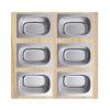 17 x 17 Condiment Serving Board with 6 Bowls view 2