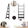 Casual Home 5-Shelf Ladder Bookcase, Espresso (New) view 4