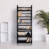 Casual Home Montego 3-Shelf Folding Bookcase, Black (New) view 4