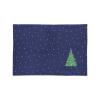 C&F Home Holiday Buoy Tree Set of 6 Cotton Machine Washable Christmas Holiday Placemats for Dining Kitchen Tabletop Home Decor Decoration 13" x 19" Blue view 1