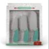 Handstand Kitchen 3-Piece 5", 6" and 7" Serrated BPA-Free Knife Set for Kid Safe Cooking view 1