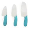Handstand Kitchen 3-Piece 5", 6" and 7" Serrated BPA-Free Knife Set for Kid Safe Cooking view 2