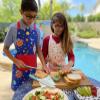 Handstand Kitchen 3-Piece 5", 6" and 7" Serrated BPA-Free Knife Set for Kid Safe Cooking view 4