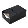 Restaurantware Restpresso 9.5 x 6 x 3.75 Inch Coffee Cup Sleeve Dispenser 1 Compact Coffee Sleeve Holder - Spring-Loaded Design For Homes or Restaurants Black Bamboo Coffee Sleeve Organizer view 1