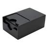 Restaurantware Restpresso 9.5 x 6 x 3.75 Inch Coffee Cup Sleeve Dispenser 1 Compact Coffee Sleeve Holder - Spring-Loaded Design For Homes or Restaurants Black Bamboo Coffee Sleeve Organizer view 2