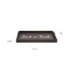 Elegant Designs HG2000-KTT Halloween Decorative Wood Serving Tray w/Handles, 15.50" x 12", Black Wash Trick or Treat view 3