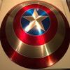 America Shield 22 Inch Mild Steel America Round Shield Leather Grip Wall Decor Shield Rust Free Metal Gift Item view 1