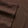 7 PCS Bed-in-A-Bag Package 100% Organic Cotton 600 Thread Counts Best Collection of Bedding Set-1 Comforter,1 Fitted Sheet Upto 18" DP,1 Flat Sheet,4 Pillow Cases Twin/Twin XL - Brown view 3