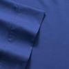 7 PCS Bed-in-A-Bag Package 100% Organic Cotton 600 Thread Counts Best Collection of Bedding Set-1 Comforter,1 Fitted Sheet Upto 18" DP,1 Flat Sheet,4 Pillow Cases Oversized Queen - Royal Blue view 3
