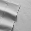 7 PCS Bed-in-A-Bag Package 100% Organic Cotton 600 Thread Counts Best Collection of Bedding Set-1 Comforter,1 Fitted Sheet Upto 18" DP,1 Flat Sheet,4 Pillow Cases Queen/Full - Silver view 3