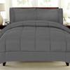 7 PCS Bed-in-A-Bag Package 100% Organic Cotton 600 Thread Counts Best Collection of Bedding Set-1 Comforter,1 Fitted Sheet Upto 18" DP,1 Flat Sheet,4 Pillow Cases Cal-King/King - Gray view 2