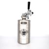 Keg Smiths 64 oz Portable Draft Keg System | CO2 Regulated | Double Walled Isulated Steel Keg | | Mini Keg Draft System view 1
