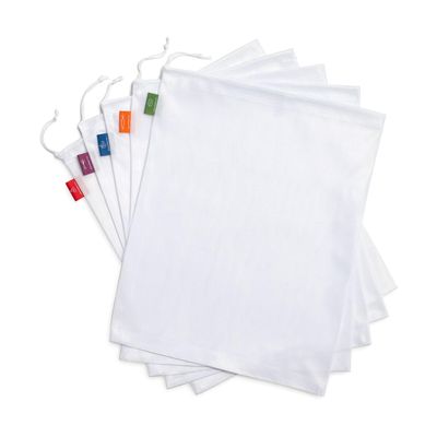 Sur La Table Reusable Produce Bags, Set of 5, Clear