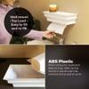 HealthyShelf White ABS Plastic MultiFold Paper Towel Dispenser - Wall Mount Shelf - Handy Multi-Use Decorative Shelf Dispenser for Bath, Kitchen, Laundry Room view 4
