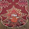 Doily Boutique Table Runner with Red Christmas Tree on Sheer Material Size 44 x 15 inches view 3