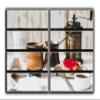 8 Huge Piece Turkish Coffee Wall Art Decor Picture Painting Poster Print on Canvas Panels Pieces - Food and Cooking Theme Wall Decoration Set - Sweet Toast Wall Picture for Kitchen Dining Room view 1