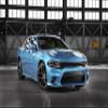 Iconic Arts Laminated 42x24 Poster: Dodge Charger rt scat Pack Wide view 1