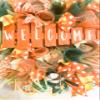 Easter wreath, Handmade wreath, deco mesh view 2