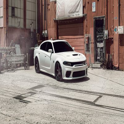 Iconic Arts Laminated 42x24 Poster: Dodge Hellcat 4k 5k hd Cars HD