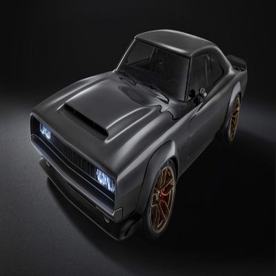 Iconic Arts Laminated 42x24 Poster: 1968 Dodge Super Charger Concept HD