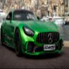 Iconic Arts Laminated 42x24 Poster: renntech Mercedes amg gt r 2018 4k 2 HD view 1