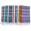 100% Cotton Turkish Beach Towel, Ultra Soft and Absorbent, Quick Dry Peshtemal Towel, Lightweight Towel, Ultra Thin, Travel and Throw Blanket Towel for Beach, Bath, Yoga, Sauna, Fauta (Random 4 Color) view 1