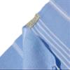 100% Cotton Turkish Beach Towel, Ultra Soft and Absorbent, Quick Dry Peshtemal Towel, Lightweight Towel, Ultra Thin, Travel and Throw Blanket Towel for Beach, Bath, Yoga, Sauna, Fauta (Light Blue) view 2