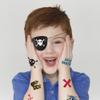 Plastic Pirate Eye Patch Favors (Pack of 8) - Fearsome Black Plastic Costume Accessory, Perfect for Halloween & Treasure Hunts view 4