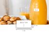 SAVVY & SORTED Expiration Date Pantry Labels,176 Waterproof Food Expiration Date Label for Containers, Kitchen Stickers for Food Freshness, Use by Meal Prep Labels, Best By Write On Labels view 3