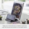 YAMAZAKI Home Tower Multi Device Phone & Tablet Stand Charging Station - Aluminum view 3