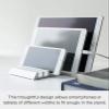 YAMAZAKI Home Tower Multi Device Phone & Tablet Stand Charging Station - Aluminum view 4
