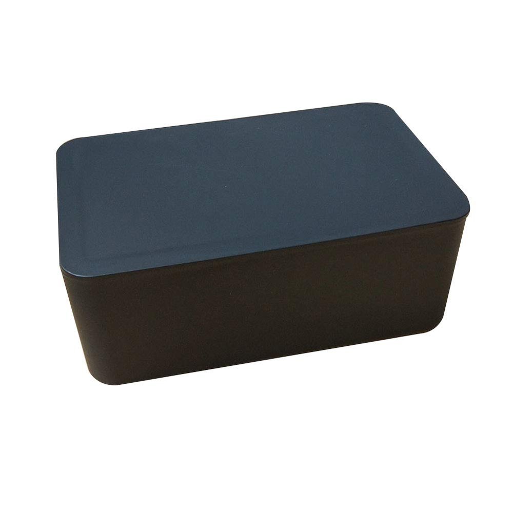 Heave Multifunctional Dustproof Tissue Storage Box Case Facial Tissue Dispenser Holder with Lid for Home Office Black