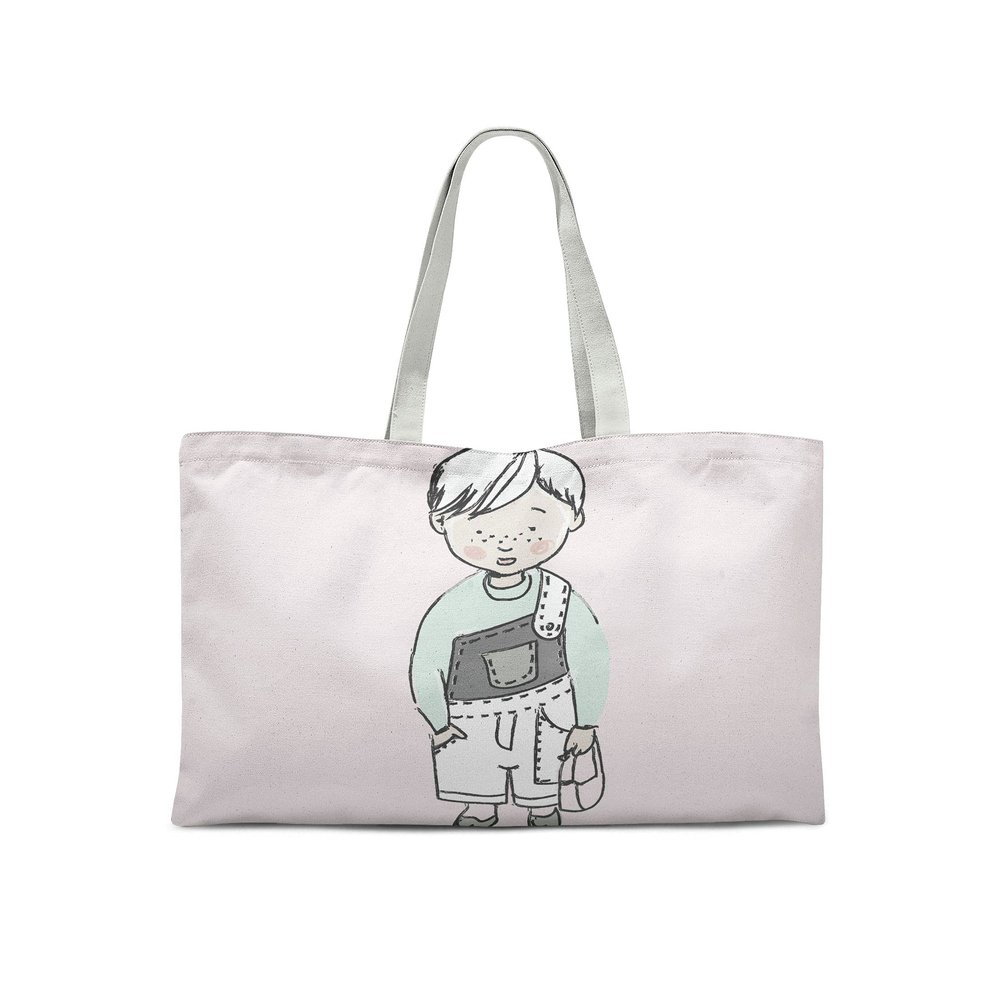 Bonamaison with Handles, Multicolor