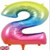 OAKTREE UK 604025 Oaktree 34" Number 2 Rainbow view 1