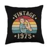 51st Birthday Vintage 1975 Merch Women 51 Years Old Throw Pillow view 1