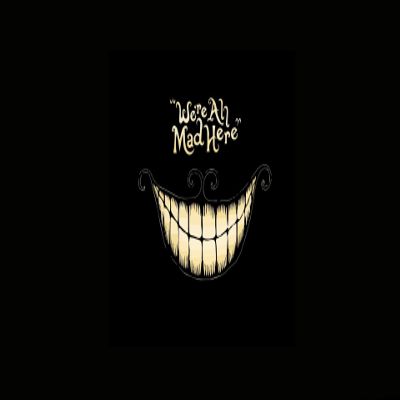 Iconic Arts Laminated 42x24 Poster: we are All mad here hd Inspirational HD