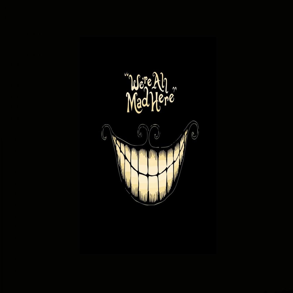 Iconic Arts Laminated 42x24 Poster: we are All mad here hd Inspirational HD