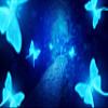 Iconic Arts Laminated 42x24 Poster: Blue Butterfly Abstract hd Abstract HD view 1