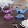 Enesco Disney Ceramics Stitch and Angel Salt and Pepper Shaker Set, 3.5 Inch, Multicolor view 2