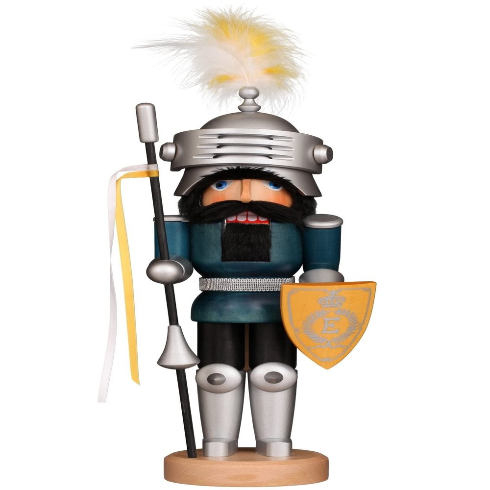 Alexander Taron Christian Ulbricht Nutcracker - Knight Lancelot Glazed - 19.25" H x 6" W x 5" D
