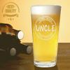Veracco The Man The Myth Uncle The Legend Funny Birthday Gift Fathers Day For Dad Grandpa Stepdad Pint Beer Glass (Clear) view 4