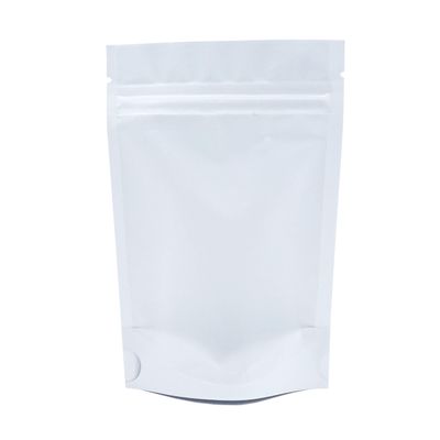 100 Translucent/White Poly Resealable Stand Up Heat Sealable Reusable Pouch (6" x 9", Translucent/White)