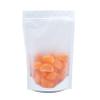 100 Translucent/White Poly Resealable Stand Up Heat Sealable Reusable Pouch (6" x 9", Translucent/White) view 2