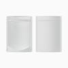 100 Translucent/White Poly Resealable Stand Up Heat Sealable Reusable Pouch (5" x 7", Translucent/White) view 1