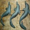 Antiques Vintage/Hooks Cast Iron/Coat Hook/Locker Rooms/Kitchens 6 Cast Iron Antique Style Dolphin Coat Hooks Hook Rack Towel Nautical Beach view 2